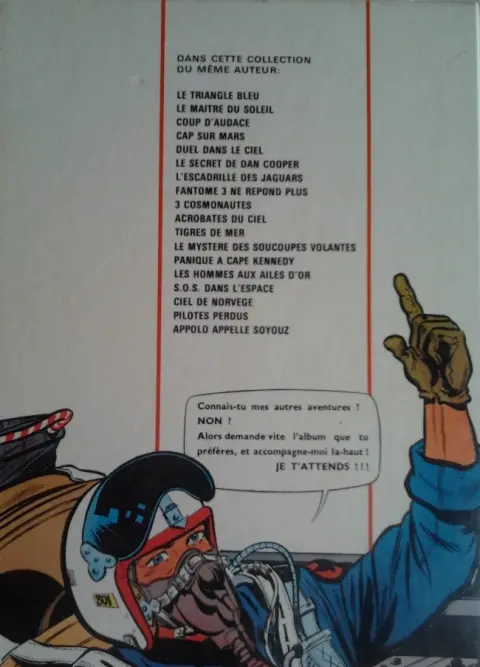 Verso de l'album Les aventures de Dan Cooper Tome 17 Ciel de Norvège