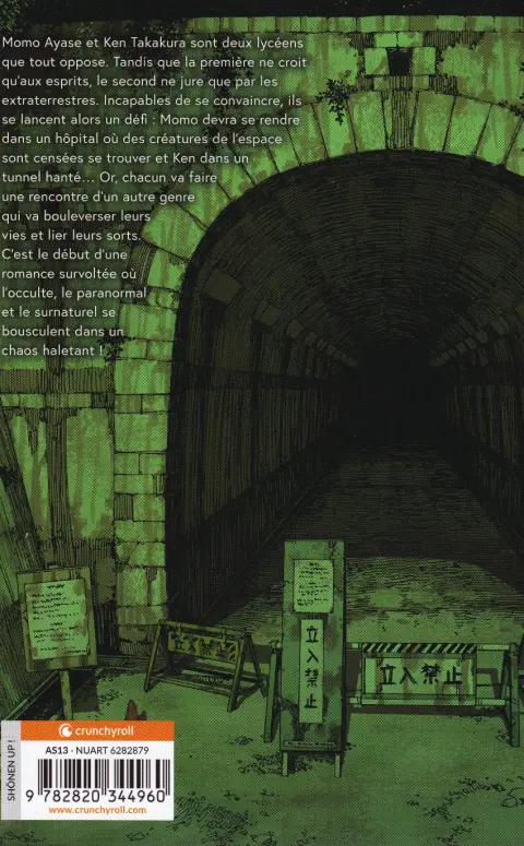 Verso de l'album DanDadan 1
