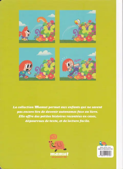 Verso de l'album Manu Manu surprises à la maison !
