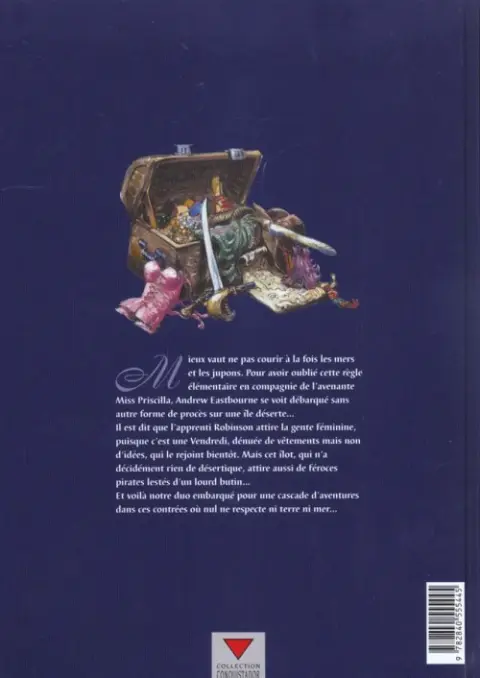 Verso de l'album Compagnons de Fortune Tome 1 Juste une île