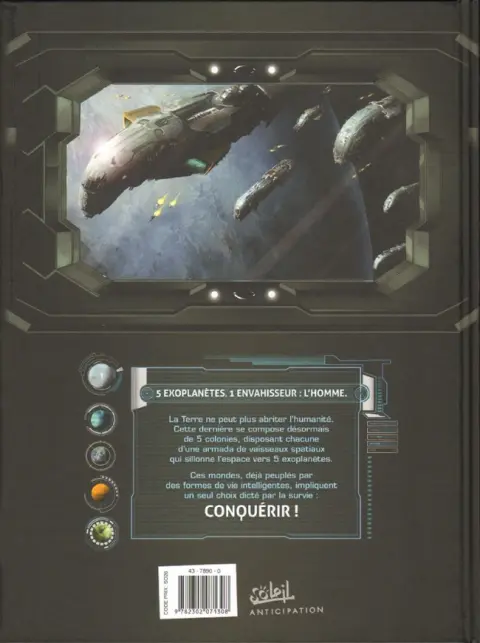 Verso de l'album Conquêtes Tome 1 Islandia