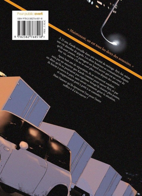 Verso de l'album Disparus