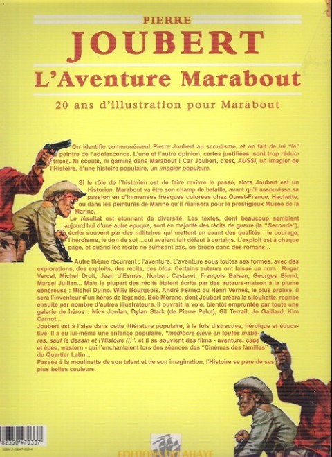 Verso de l'album L'aventure marabout 20 ans d'illustration pour marabout