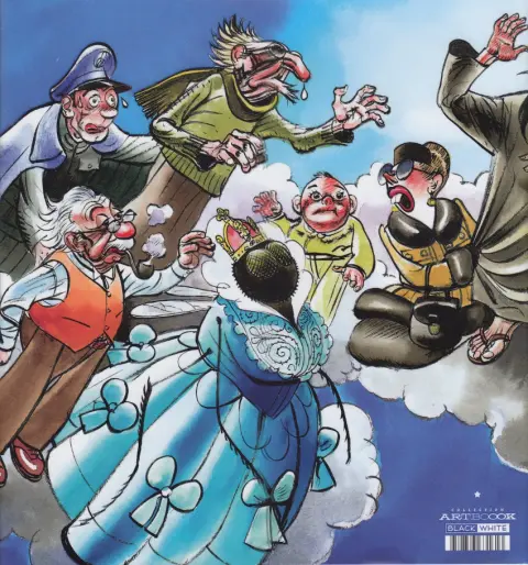 Verso de l'album Explorateur de l'absurde