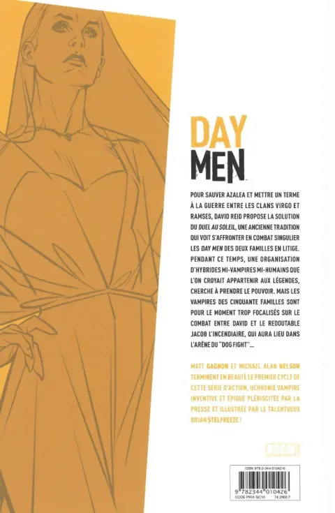 Verso de l'album Day Men Tome 2 Tempus vestigium