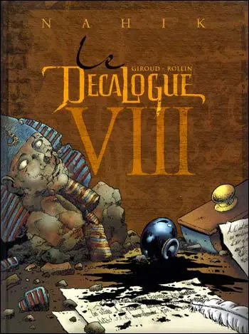 Verso de l'album Le Décalogue Albums doubles France Loisirs Les conjurés / Nahik