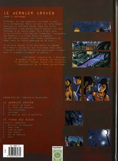Verso de l'album Le Dernier Troyen Tome 4 Carthago