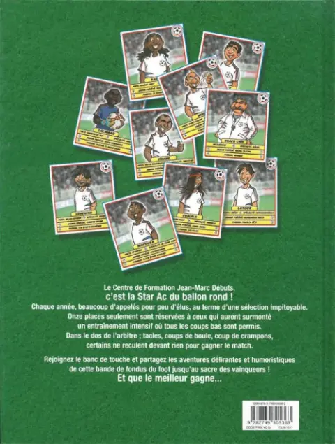 Verso de l'album Foot Goal Tome 1 Stars en herbe