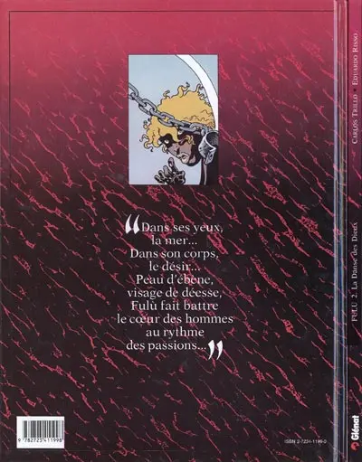 Verso de l'album Fulù Tome 2 La danse des Dieux