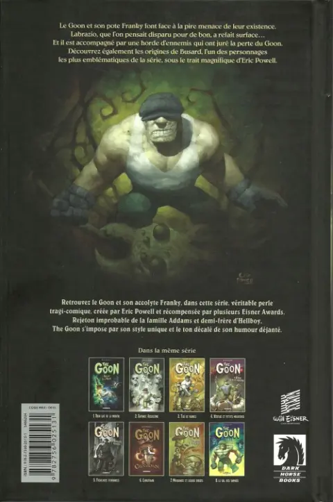 Verso de l'album The Goon Tome 8 Le Bal des damnés