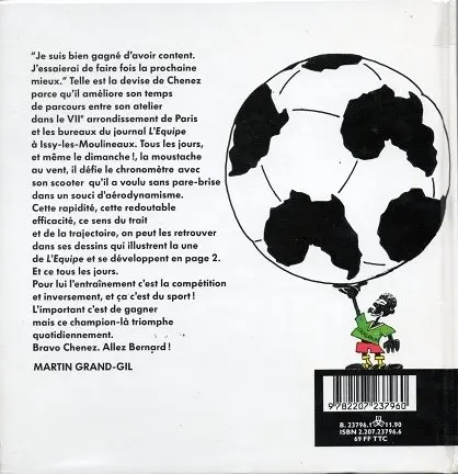 Verso de l'album L'important c'est de gagner !