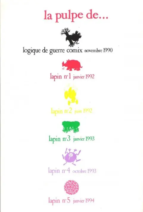 Verso de l'album Lapin Le pâté de Lapin