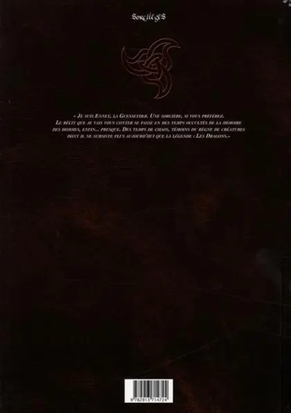 Verso de l'album Le Monde des dragons Tome 1 Livre I