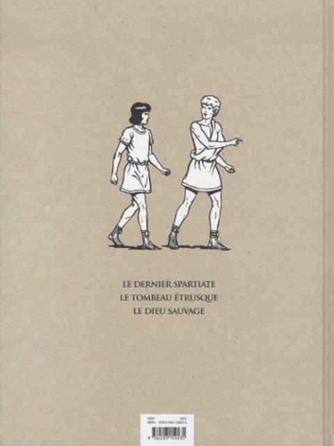 Verso de l'album Alix Intégrale N&B Volume 1 Le Dernier Spartiate - Le Tombeau étrusque - Le Dieu sauvage