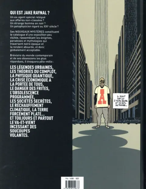 Verso de l'album Les Nouveaux Mystères