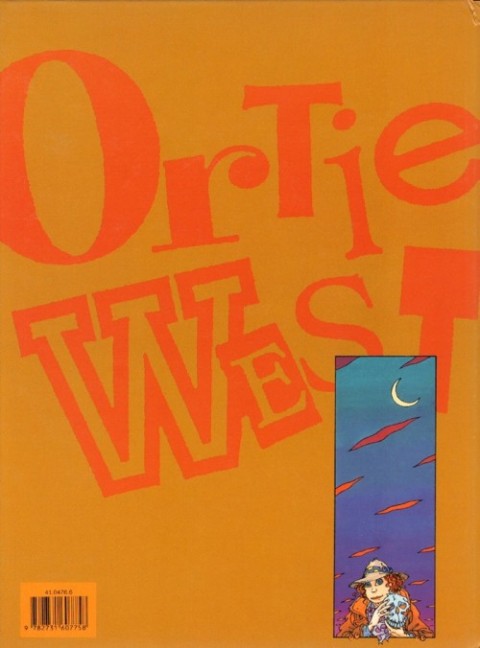 Verso de l'album Ortie West Tome 1 Capitaine futur