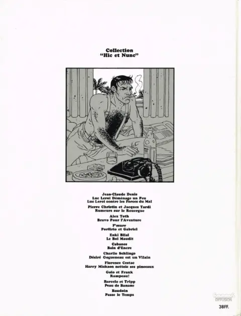 Verso de l'album Peau de Banane
