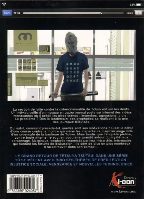 Verso de l'album Prophecy 01