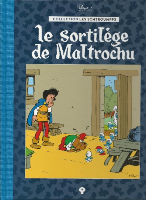 Couverture de l'album Les Schtroumpfs La collection Tome 9 Le Sortilège de Maltrochu