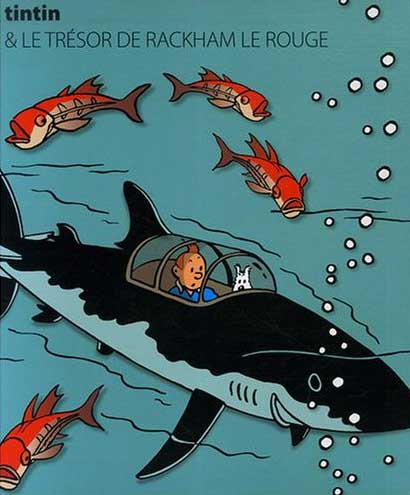 Couverture de l'album Tintin Tintin & le Trésor de Rackham le Rouge