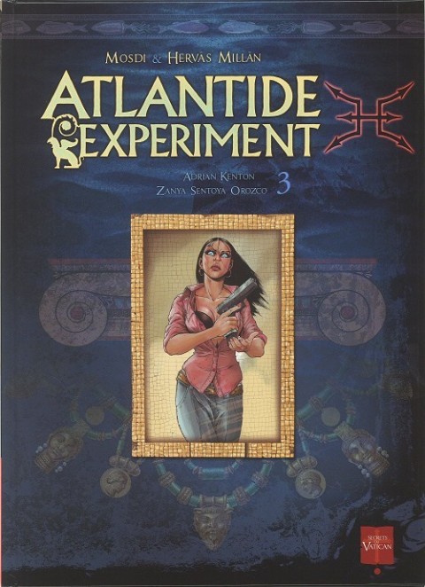 Couverture de l'album Atlantide experiment Tome 3 Adrian kenton - Zanya Sentya Orozco