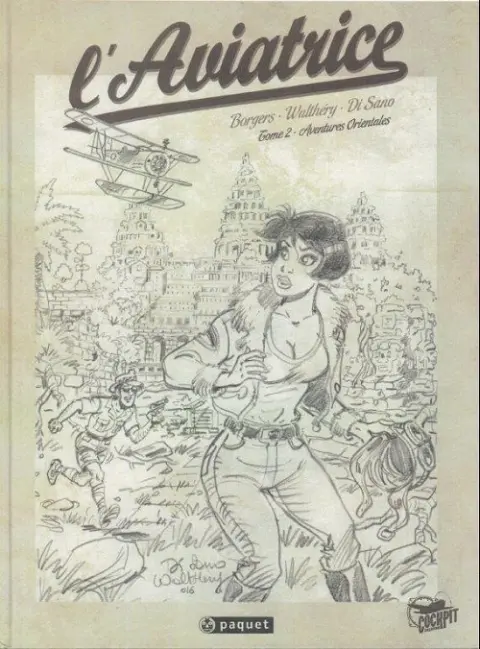 Couverture de l'album L'Aviatrice Tome 2 Aventures orientales