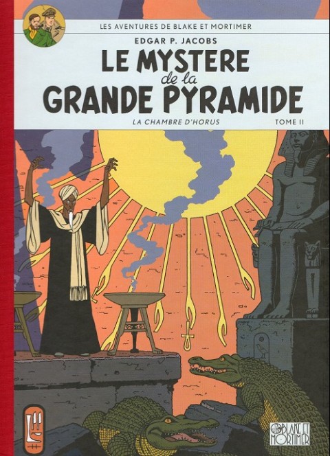 Couverture de l'album Blake et Mortimer Tome 5 Le Mystère de la Grande Pyramide - Tome II - La Chambre d'Horus