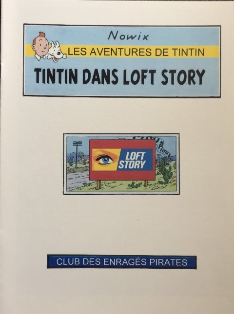 Couverture de l'album Tintin Tintin dans Loft Story