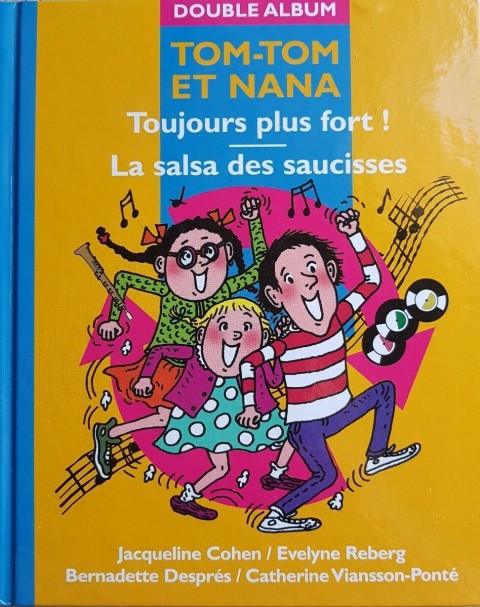Couverture de l'album Tom-Tom et Nana Double Album Tome 15 Toujours plus fort ! / La salsa des saucisses