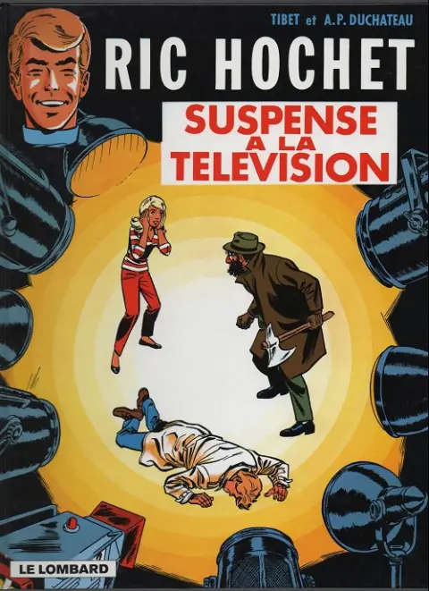 Couverture de l'album Ric Hochet Tome 7 Suspense à la télévision