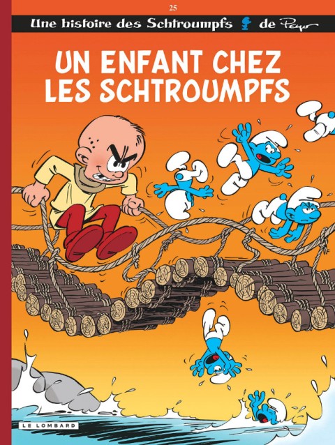 Couverture de l'album Les Schtroumpfs Tome 25 Un enfant chez les Schtroumpfs