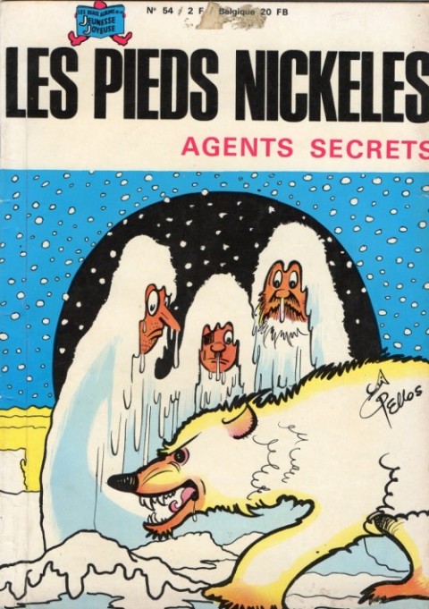Couverture de l'album Les Pieds Nickelés Tome 54 Les Pieds Nickelés agents secrets