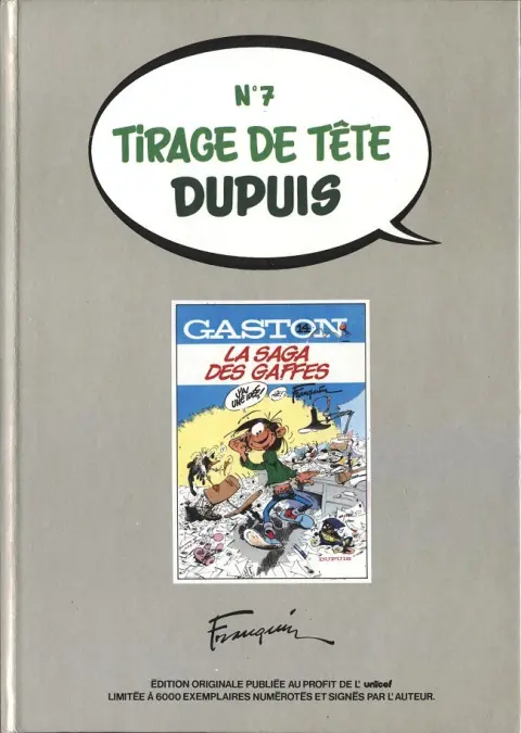 Couverture de l'album Gaston Tome 14 La saga des gaffes