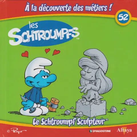 Les schtroumpfs - À la découverte des métiers ! 52 Le Schtroumpf Sculpteur