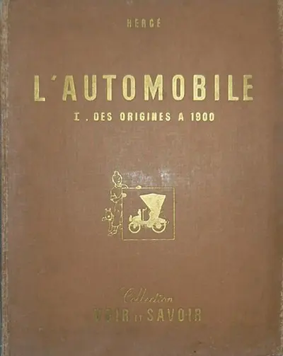Chromos Hergé (Tintin raconte...) Tome 2 L'Automobile I - Des origines à 1900