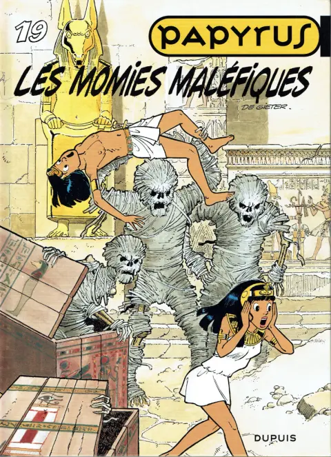 Couverture de l'album Papyrus Tome 19 Les momies maléfiques
