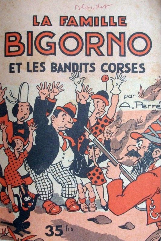 Couverture de l'album La famille Bigorno Tome 9 La famille Bigorno et les bandits Corses
