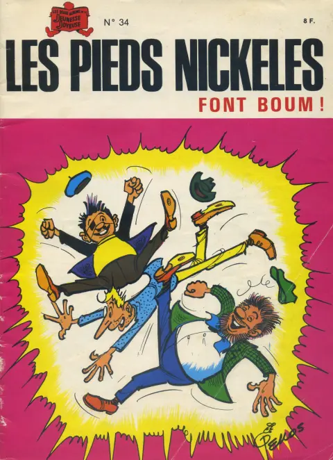 Couverture de l'album Les Pieds Nickelés Tome 34 Les Pieds Nickelés font boum !