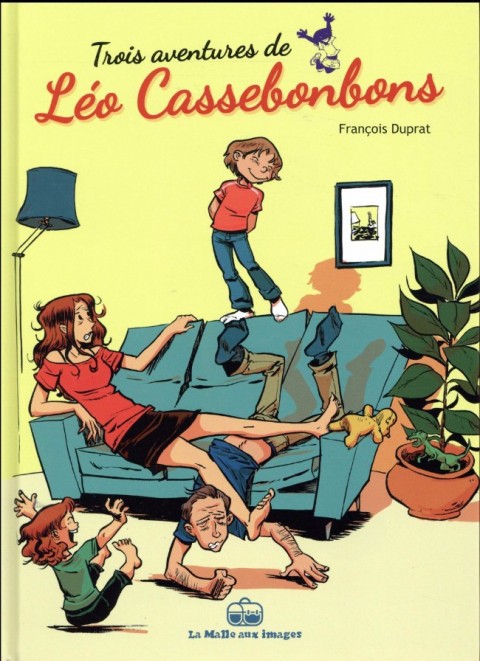 Couverture de l'album Léo Cassebonbons Trois aventures de Léo Cassebonbons