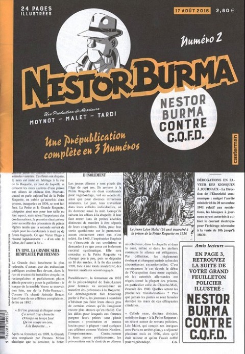 Couverture de l'album Nestor Burma Tome 5 Nestor Burma contre C.Q.F.D. - Numéro 2