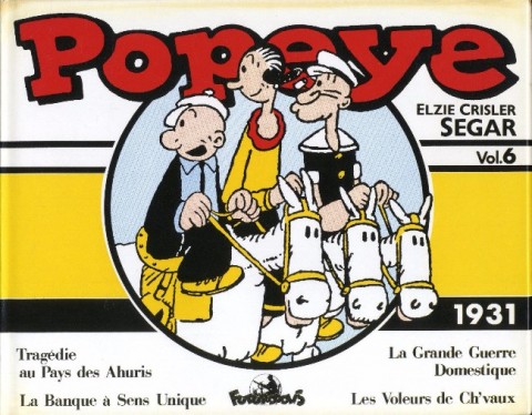 Couverture de l'album Popeye Futuropolis Vol. 6 1931