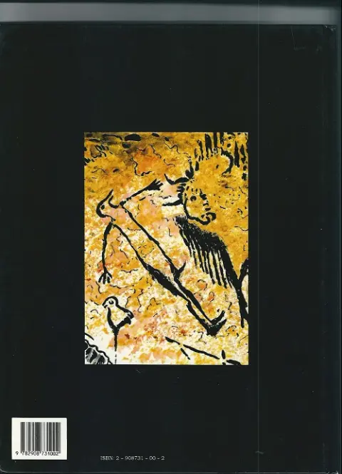 Verso de l'album Le Secret des bois de Lascaux