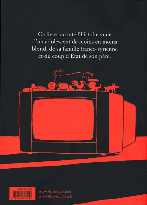 Verso de l'album L'Arabe du futur Tome 4 Une jeunesse au Moyen-Orient (1987-1992)