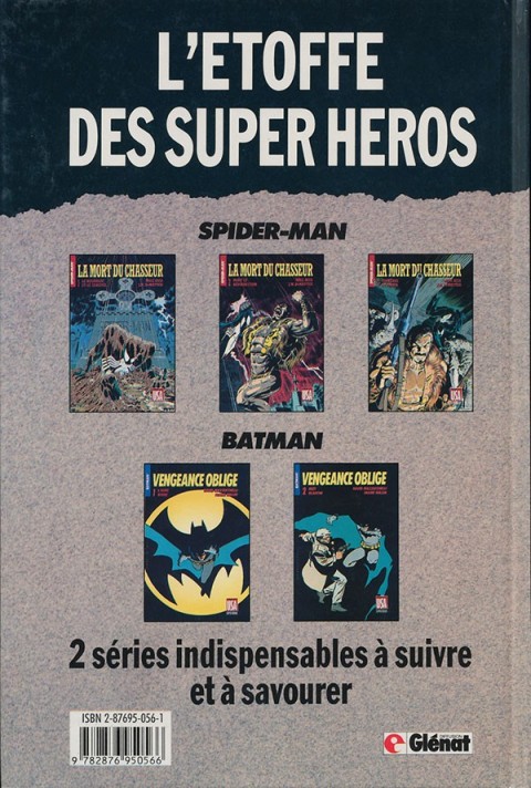 Verso de l'album Super Héros Tome 5 Spider-Man : La mort du Chasseur 1/3 - Le bourreau et le cercueil