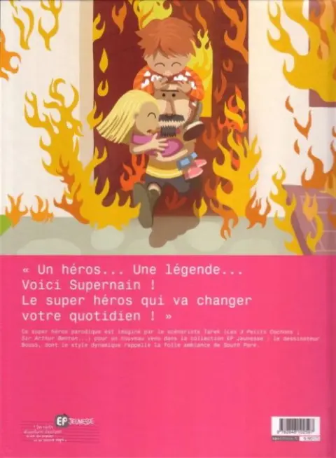 Verso de l'album Supernain