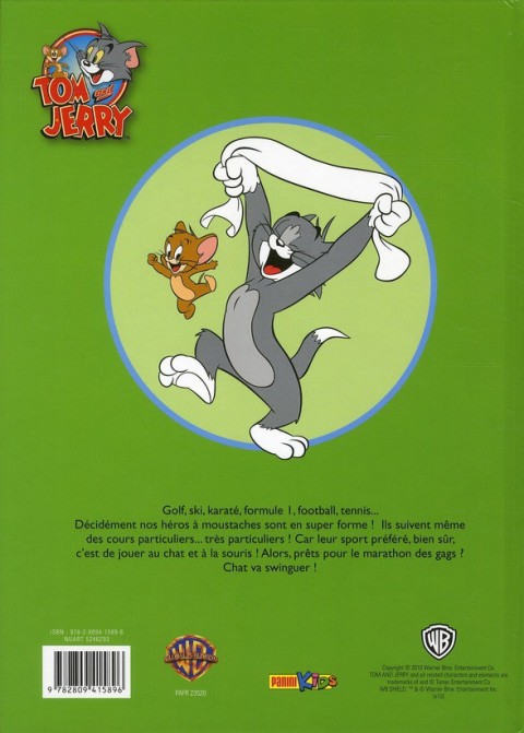 Verso de l'album Tom and Jerry Tome 5 Chat va swinguer !