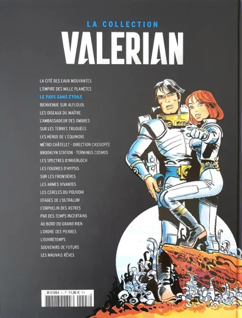 Verso de l'album Valérian Tome 3 Le pays sans étoile