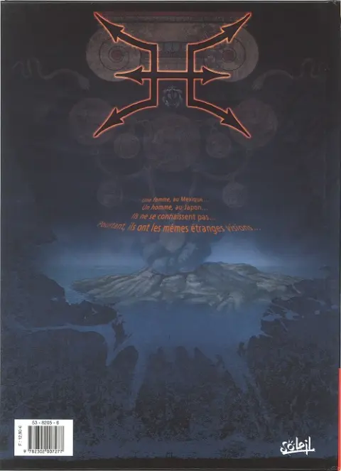 Verso de l'album Atlantide experiment Tome 3 Adrian kenton - Zanya Sentya Orozco