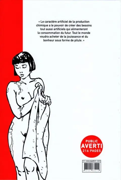 Verso de l'album Yumi - La molécule du désir Tome 1 La Molécule du désir