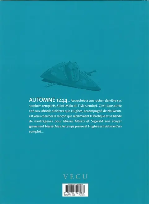 Verso de l'album Les Aigles décapitées Tome 5 Saint-Malo de l'Isle